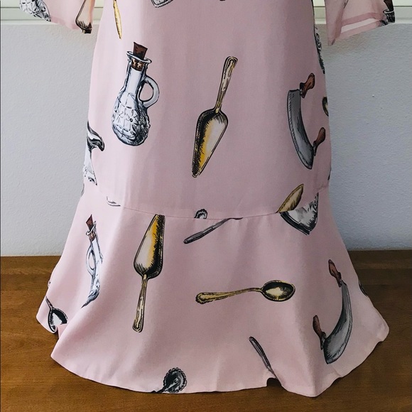 DAILY DEAL! Fabulous ITALIAN Designer STYLE Novelty Sicilian Kitchen Print DRESS - Picture 8 of 16